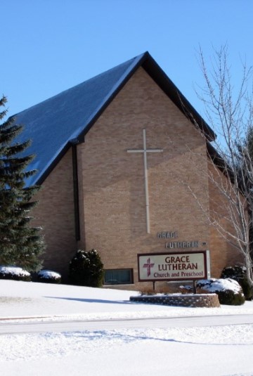 Grace Luthern Church in Winter