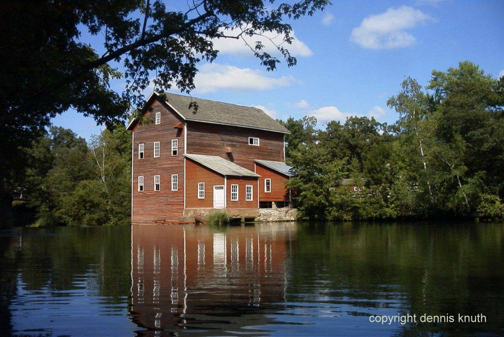 The Dells Mill Reflects on the Dells Pond