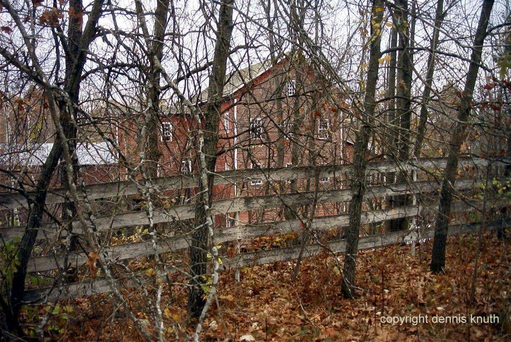 Dells Mill November from a sandy bluff 2003