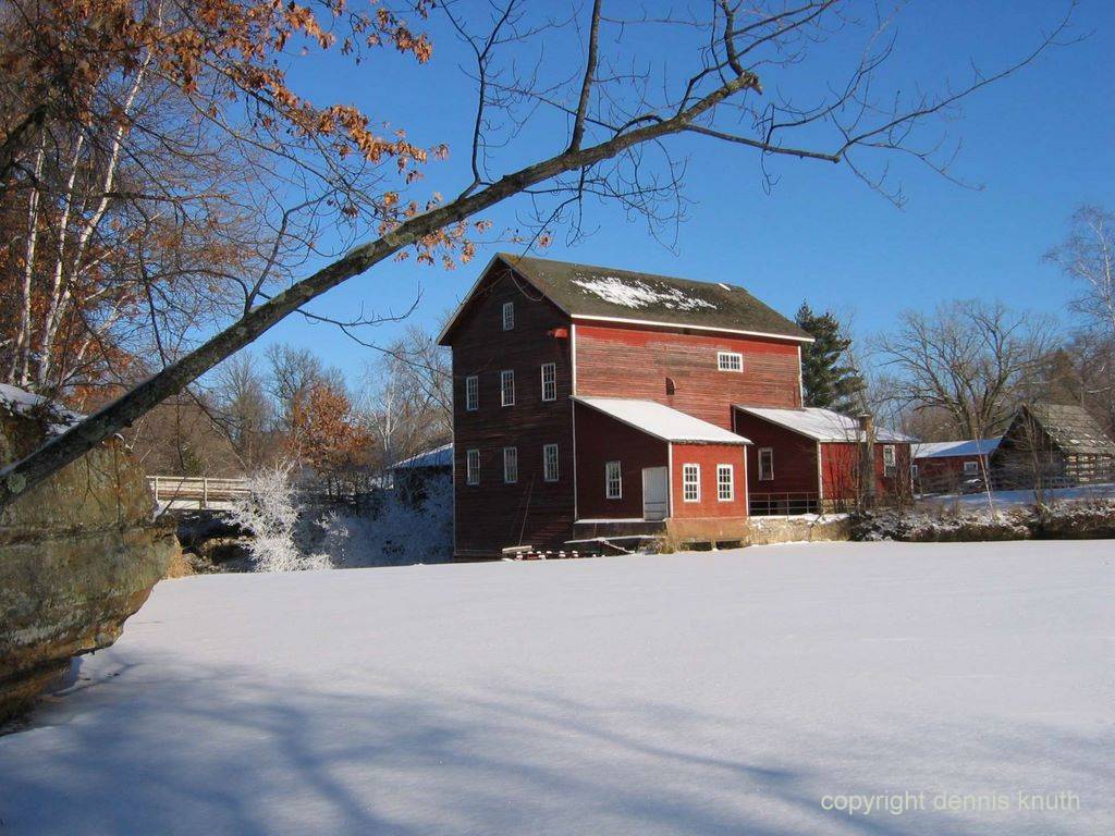 The Dells Mill at Christmas time