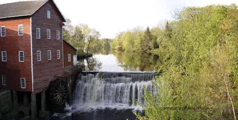 Dells in Spring and a glassy pond