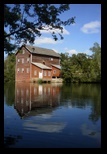 The Dells Mill from the Dells Pond in Augusta Wisconsin