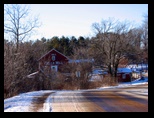 On the Road to the Dells Mill in Winter