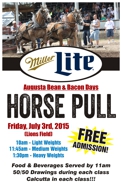 Wisconsin Horse Pull Friday July 3 2015