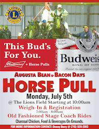Bean and Bacon Days Horse Pull