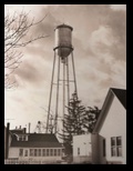 Wisconsin Water Tower in 1970s in Augusta