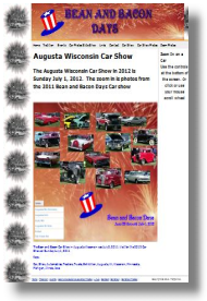 Augusta Wisconsin Bean And Bacon Days Web Site