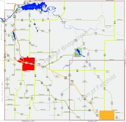 Bridgecreek Township with Fairchild Township