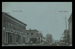Stone Street Augusta Wisconsin 1910 Post Card