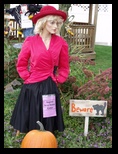 Augusta Wisconsin Scarecrow Avenue Beware of the Cumminity Center Senior Black Cat