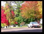 Autumn Splendor in Augusta Wisconsin on Perkins Street in October 2009