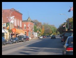 Lincoln Street Autumn in Augusta Wisconsin